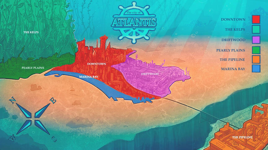 Map of Atlantis